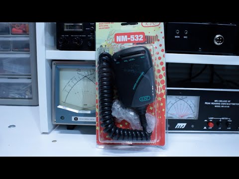 K-PO NM-532 CB Radio Amplified Power Microphone - Overview and test vs Stock Microphone