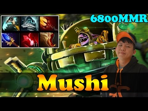 Mushi 6800 MMR Plays Timbersaw with Dagon - Dota 2