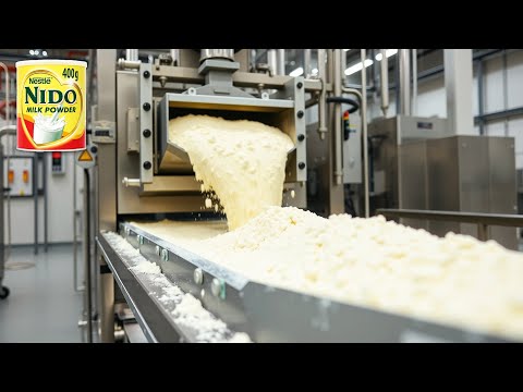 Explore the AMAZING Powdered Nido Milk Production Process from Start to Finish