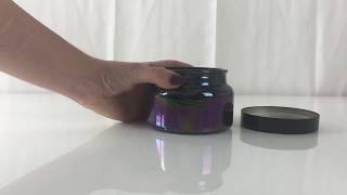 Little Beaute - Black Lustre Jar with Black Metal Lid - 270-300mls