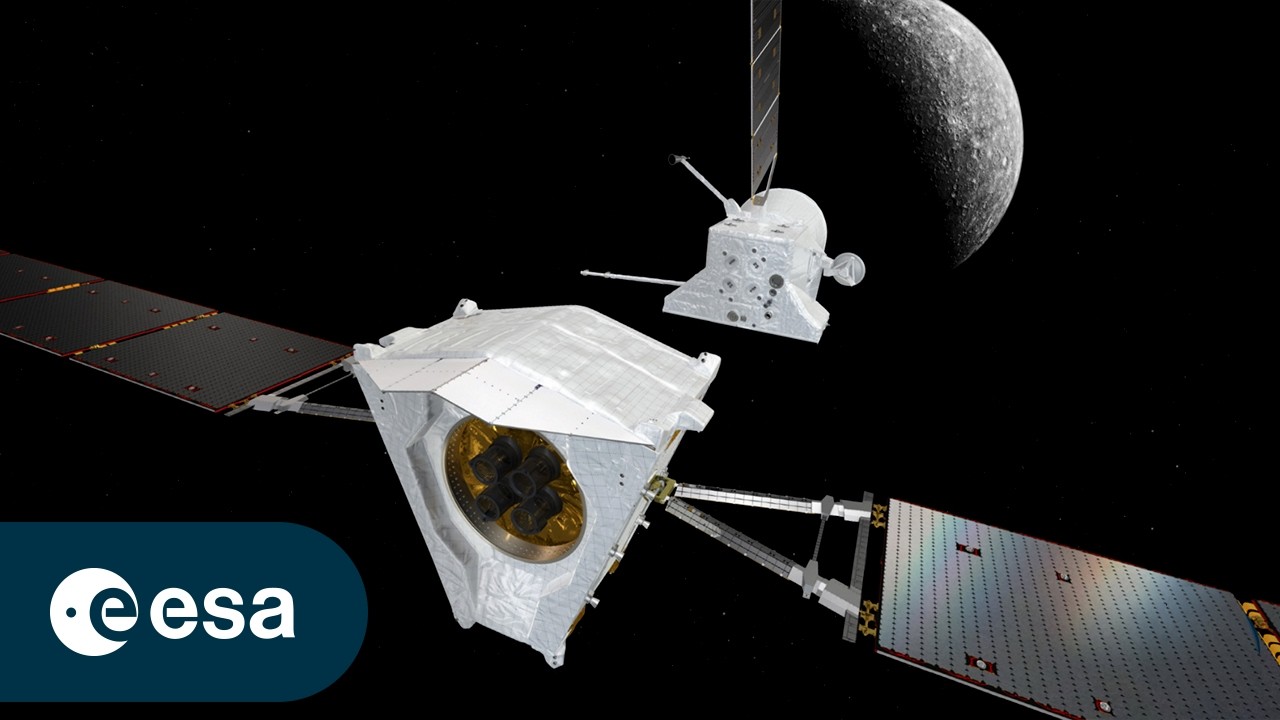 BepiColombo&rsquo;s Mercury arrival begins (Official ESA broadcast) - YouTube