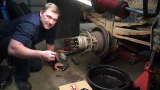 GMC 6000 "Old Farm Truck" in for maintenance and rear brakes! Lucore Automotive we do that too!
