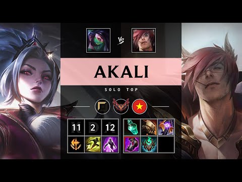 Akali Top vs Sett - VN Grandmaster Patch 25.S1.3