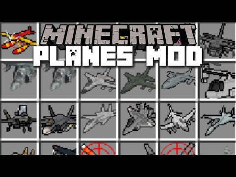 Minecraft PLANE MOD / FLY HELICOPTER, PLANE & TANK!! Minecraft