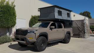 Topo Toppers - Rincon camper on Nissan Frontier Short Bed