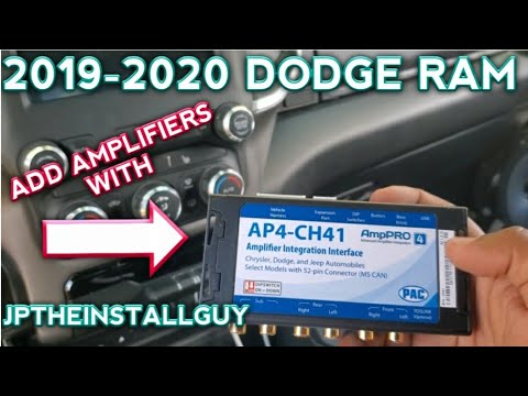 ADD AN AMP TO YOUR 2019-2020 DODGE RAM W/ PAC AP4-CH41
