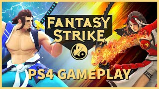 FANTASY STRIKE Gameplay PS4 - All Characters
