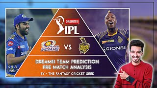 Dream11 IPL: MI vs KKR Dream11 team, Dream11 Prediction & analysis (EP32) #Dream11 #MIvKKR