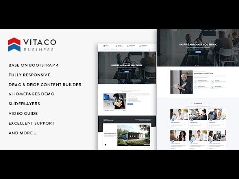 Vitaco - Responsive Business Drupal Theme - Existing Installtion
