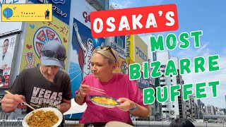 Is this Osaka's Most Bizarre Buffet? | Dotonbori Frozen Buffet