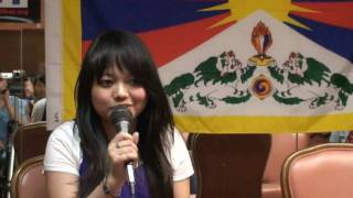 Tenying Yangsel Reads Lyrics from Torture Without Trace by Tashi Dhondup