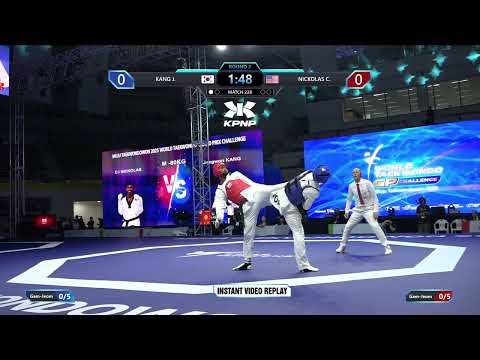 228 Final M  80kg KOR KANG J  USA NICKOLAS C  PGM