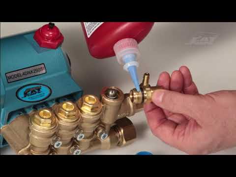 Servicing Unloader - Cat Pumps model 4DNX25GSI, 4DNX27GSI