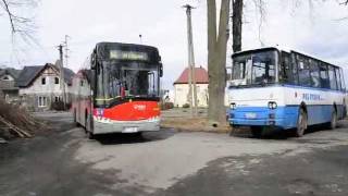 preview picture of video 'Symboliczne pożegnanie eksploatacji autobusów lokalnych [25.02.2012r.]'