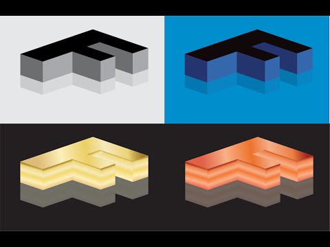 3D Cold Drinks Logo Corel Draw X8 Tutorial