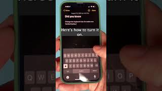 Shrink your iPhone keyboard to make typing easier.