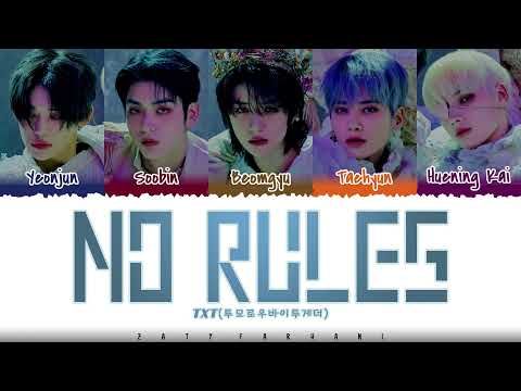 TXT - 'NO RULES' Lyrics [Color Coded_Han_Rom_Eng]