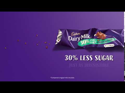 Cadbury Dairy Milk 30% less sugar IRE