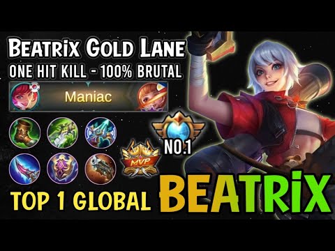 Supreme No.1 Beatrix!! Top 1 Global Beatrix Gameplay Build 2021 - Mobile Legends
