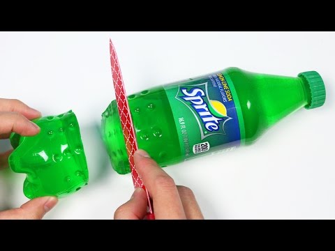 How to Make a Sprite Soda Gummy Bottle Shape! Video