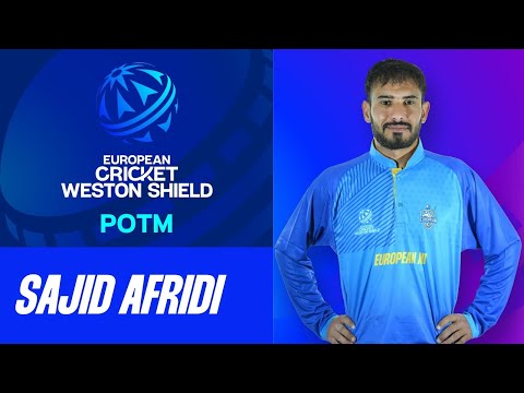 POTM Match 23: S.Afridi - ASIA vs EUR | Highlights | Weston Shield, 2025 | 23 Feb 2025 | WS25.023