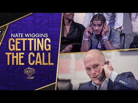 Nate Wiggins Gets Emotional Draft Call From Baltimore Ravens | 2024 NFL Draft