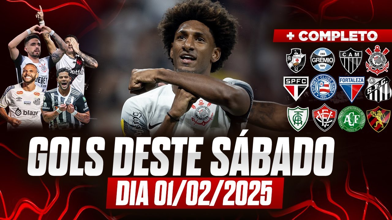 ⚽️ TODOS OS GOLS DESTE SÁBADO 01/02/2025 GOLS DOS ESTADUAIS, GOLS DE HOJE, GOLS DO DIA (COMPLETO)