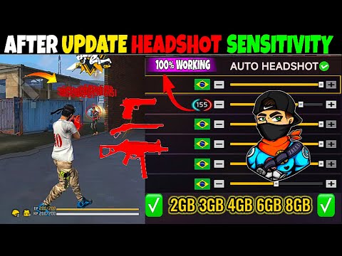 Free Fire Max Auto Headshot Trick 2025 Sensitivity ⚙️ 2gb, 3gb, 4gb Ram Headshot Sensitivity Setting