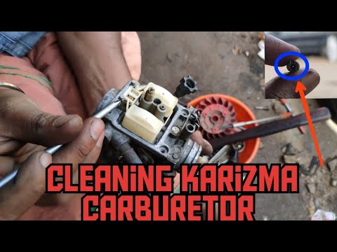 Cleaning Karizma Carburetor | Dismantling Carburettor | Fuel jet cleaning | Hero Honda Karizma