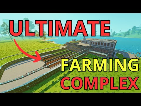 THIS AUTO FARM IS PROGRAMMABLE and IT DEFENDS ITSELF | Scrap Mechanic Concept