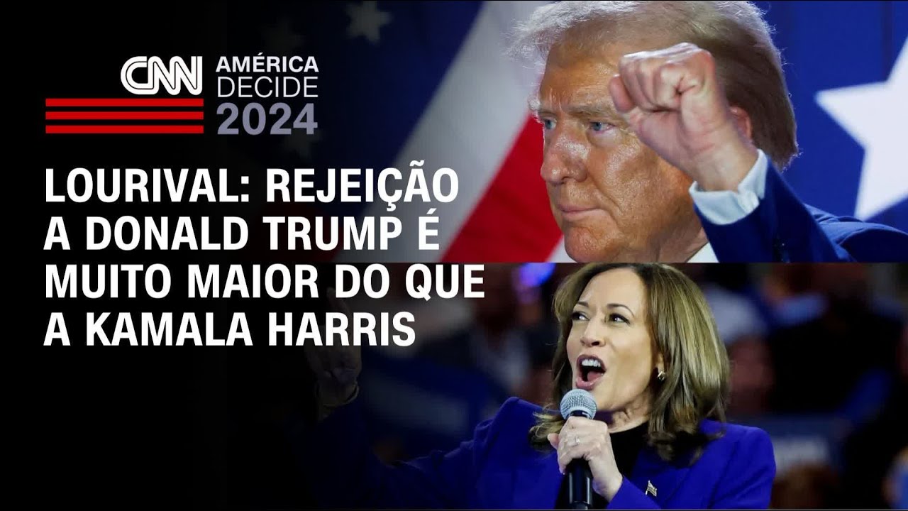Lourival: Rejeição a Donald Trump é muito maior do que a Kamala Harris | AMÉRICA DECIDE