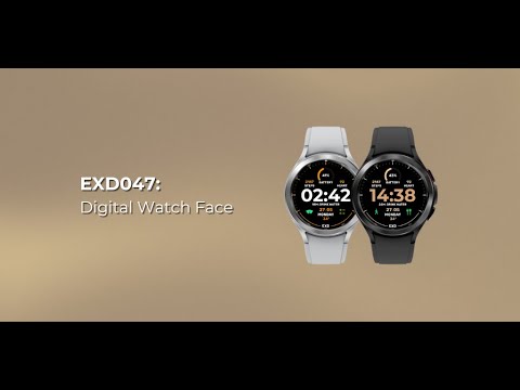 EXD047: Digital Watch Face