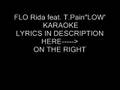 FLO Rida feat. T.Pain 'LOW' KARAOKE 