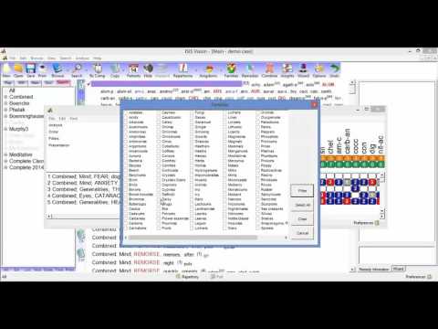 Vision Homeopathic Software. A brief overview by Colin Hart