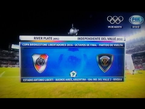 River Plate vs Independiente Del Valle (1-0) Copa Libertadores 2016 - Octavos Vuelta HD