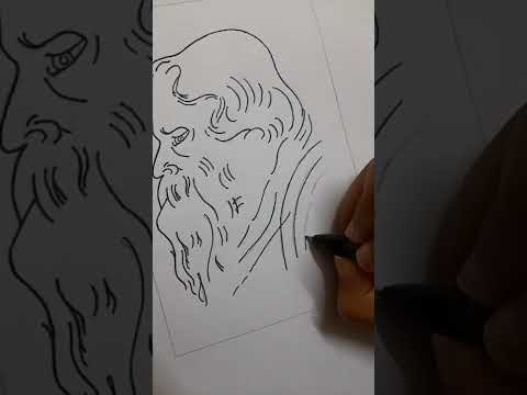 One Strock Rabindranath Tagore Painting 🌼🦋🌻