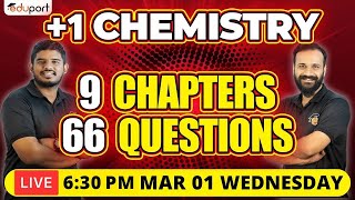 Plus One Chemistry Model Exam Live 9 CHAPTERS 66 QUESTIONS | Eduport