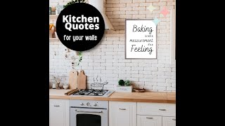 Fun Kitchen Quote Signs, Digital Download, Printable Wall Art.