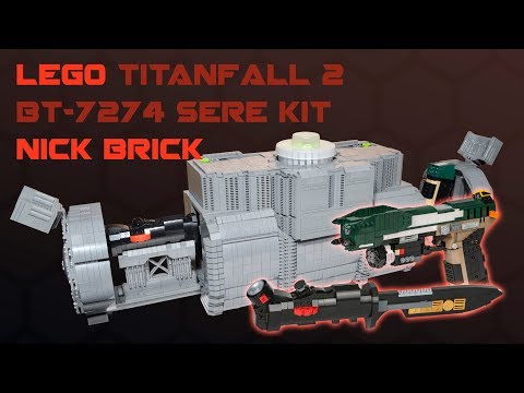 LEGO Titanfall 2 🔹 LEGO BT-7274's SERE Kit (Smart Pistol, Data Knife, AI Core) - Collab with Si-Mocs