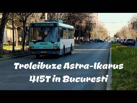 Troleibuze Astra-Ikarus 415T în București