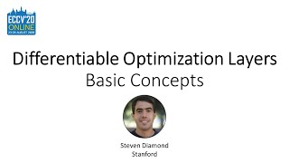 ECCV2020 tutorial - Differentiable Optimization Layers - Basic Concepts