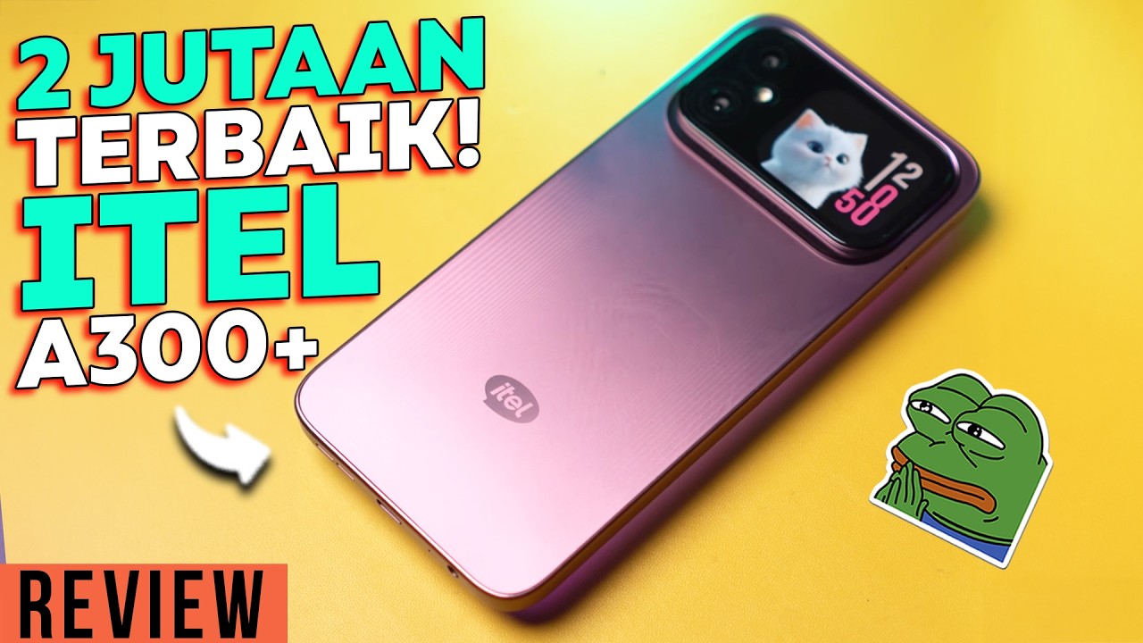 2 Jutaan Punya 2 Layar +RAM 6GB! Review Lengkap ITEL A300+