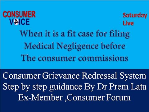 When there can be case of Medical Negligence fit to be filed before consumer Commission