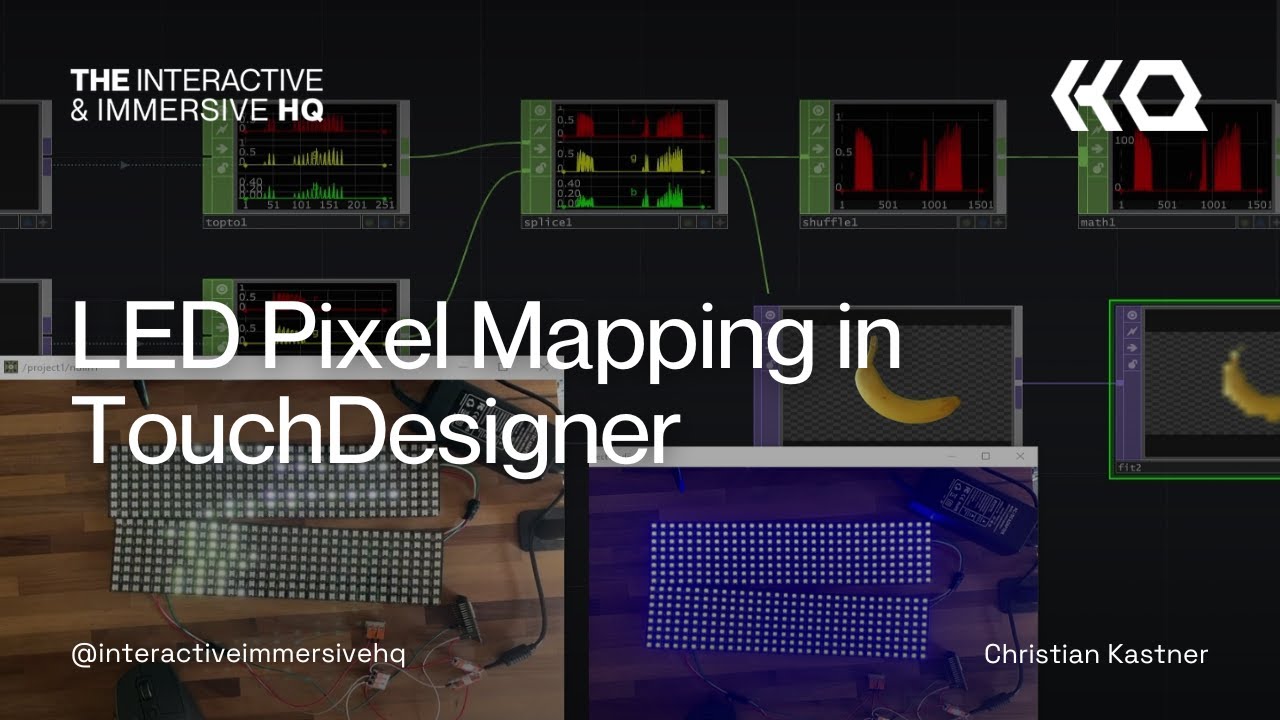 LED Pixel Mapping in TouchDesigner