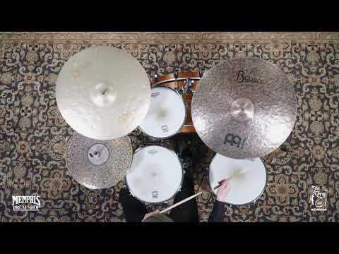 Meinl 24" Byzance Dark Big Apple Dark Ride Cymbal - 2810g (B24BADAR-1012621T)