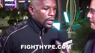 MAYWEATHER ADMITS MCGREGOR FINISHED SOONER BY "YOUNG LIONS" IN BOXING; ADVISES HE STICK TO MMA