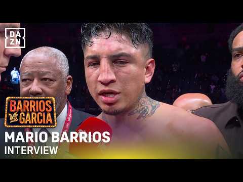 Mario Barrios reacts to his defeat to Ryan Garcia | Post Fight Interview
