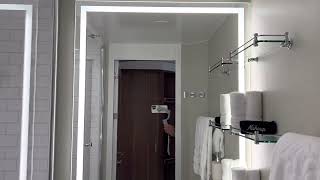 Disney Wish Balcony Room 11522 #livingonthehedge13 #disneycruise  #roomtour