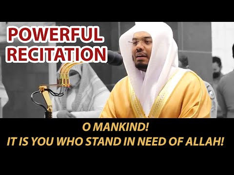 Opening Verses Of Surah Fatir | Sheikh Yasser Dossary