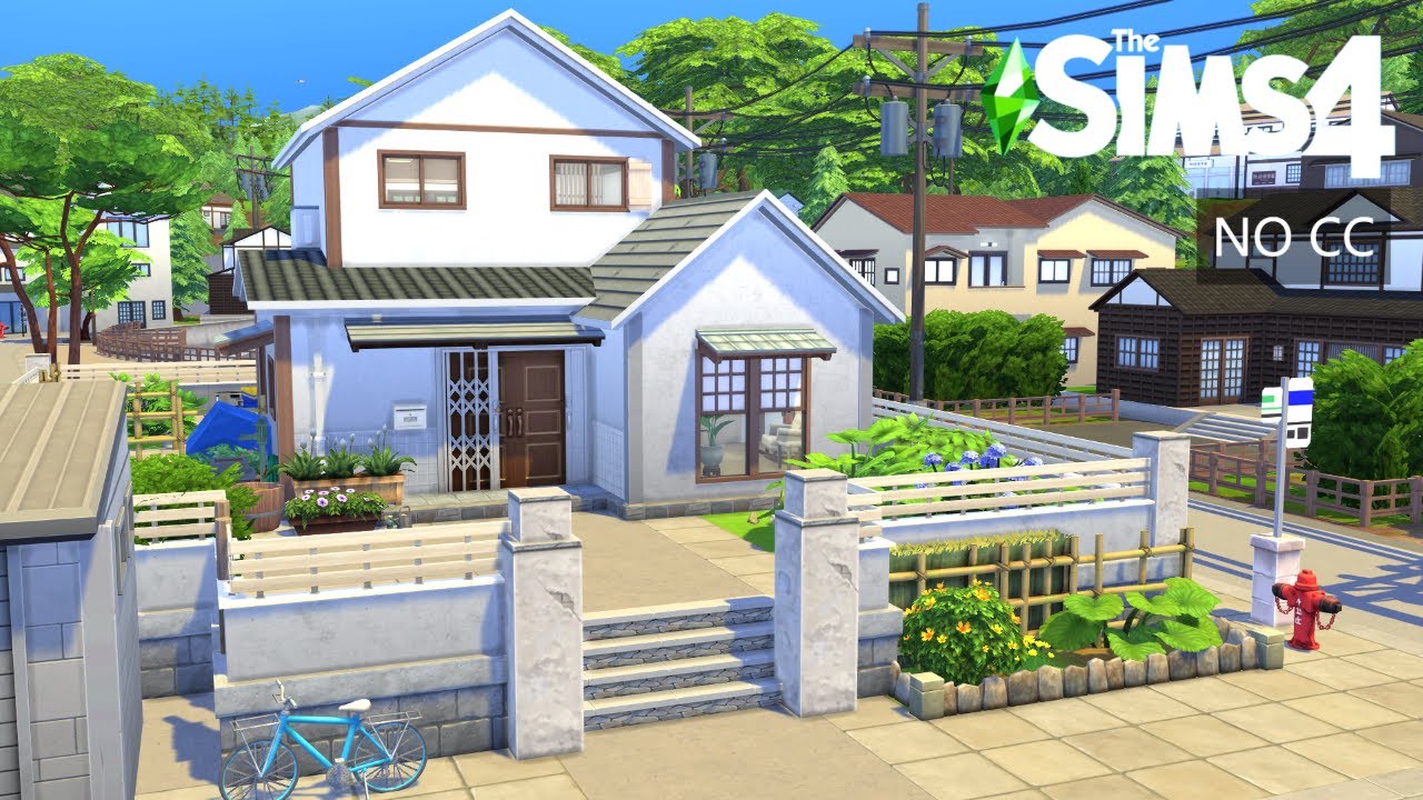 Japanese House | 日本の家 | NO CC | Sims 4 stop motion build【シムズ４建築】コモレビ#6